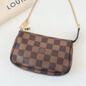 Louis Vuitton Mini Pochette Accessoires Damier Ebene